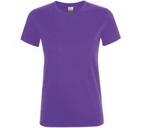 SOLS Femmes Cotton T-Shirt À Col Rond À Manches Courtes Regent