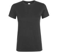 SOLS Femmes Cotton T-Shirt À Col Rond À Manches Courtes Regent
