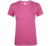 SOLS Femmes Cotton T-Shirt À Col Rond À Manches Courtes Regent