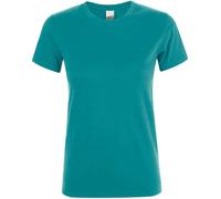 SOLS Femmes Cotton T-Shirt À Col Rond À Manches Courtes Regent