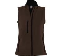 SOLS Femmes Rallye Veste de corps softshell / Gilet softshell PC350 (Xlarge) (Marron foncé)