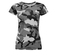 Sols Femmes T-Shirt Camo Militaire Armée Jungle Camouflage Gris Ou Bleu
