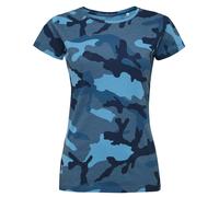Sols Femmes T-Shirt Camo Militaire Armée Jungle Camouflage Gris Ou Bleu