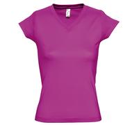 SOLS Femmes T-Shirt Uni En Cotton Col V Taille S -3XL