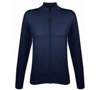 SOLS Gordon - Gilet à manches longues et fermeture zippée - Femme (M) (Bleu marine) - UTPC505 Bleu Marine, Bleu marine