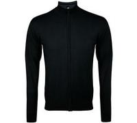 SOLS Gordon - Gilet à manches longues et fermeture zippée - Homme (L) (Noir) - UTPC504 Noir, Noir G