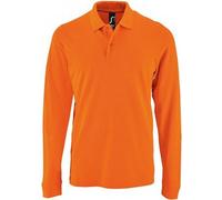 SOLS - Polo manches longues PERFECT - Homme (M) (Orange) - UTPC2912 Orange G