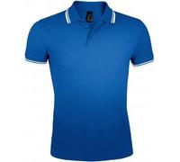SOLS - Polo manches courtes PASADENA - Homme (2XL) (Bleu roi/blanc) - UTPC2431 Bleu Roi/blanc