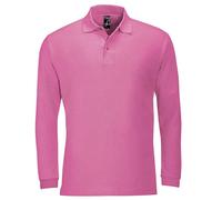 SOLS Homme Polo Piqué En Coton À Manches Longues Uni - Sans Logo S-3XL