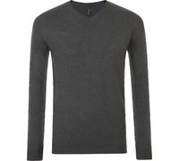 SOLS - Pull col V GLORY - Homme (S) (Gris foncé) - UTPC2829 Gris Foncé