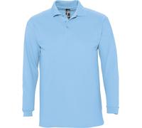 SOLS Winter II - Polo à manches longues - Homme (2XL) (Bleu ciel) - UTPC329 Bleu Ciel, Bleu ciel