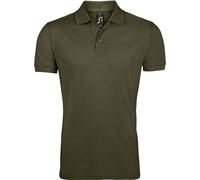 SOLs Hommes Prime Pique Polo, manches courtes PC493 (XL) (Vert Armée)