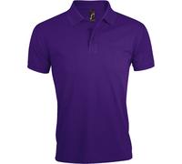 SOLs Hommes Prime Pique Polo, manches courtes PC493 (XL) (Violet foncé)