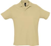 SOLS Hommes Summer II Pique Polo, manches courtes PC318 (M) (Sable)