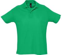 SOLS Hommes Summer II Pique Polo, manches courtes PC318 (M) (Vert Kelly)
