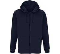 SOLS - Hoodie "Carter" avec fermeture éclair sur toute la longueur pour homme/femme unie PC6882 (S) (Bleu foncé)