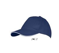 Sol's Long Beach 00594 100% coton brossé épais 260 g/m²CASQUETTE 5 PANNEAUX chapeau