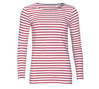 SOLS Marine - T-shirt rayé à manches longues - Femme (PC2580)