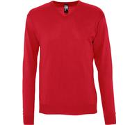 SOLS Mens Galaxy Sweater / Pull col V PC400 (3XL) (Rouge)