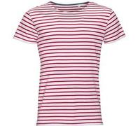 SOLS Miles - T-shirt rayé à manches courtes - Homme (PC2584)