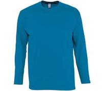 SOLS Monarch - T-shirt à manches longues - Homme (M) (Bleu aqua) - UTPC313 Bleu Aqua, Bleu aqua G