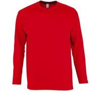 SOLS Monarch - T-shirt à manches longues - Homme (XL) (Rouge) - UTPC313 Rouge, Rouge G