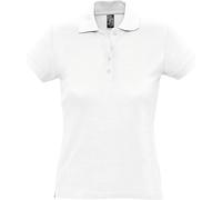 SOLS Passion Polo pour femme, manches courtes PC317 (2XL) (Blanc)