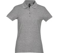 SOLS Passion Polo pour femme, manches courtes PC317 (2XL) (Gris chiné)