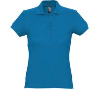 SOLS Passion Polo pour femme, manches courtes PC317 (L) (Aqua)