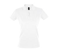 SOL'S Perfect - Polo Manches Courtes Femme - Confortable en matière Coton piqué - Blanc - S