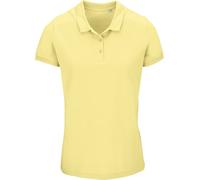SOLS - "Planet" Polo en coton issu de l'agriculture biologique pour femme PC6144 (34 FR - 36 FR) (Jaune clair)