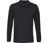 SOLS - "Planet" Polo Homme/Femme Unisexe Manches Longues PC6499 (XXL) (Noir)