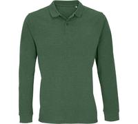 SOLS - "Planet" Polo unisexe homme/femme manches longues PC6499 (3XL) (Vert bouteille)