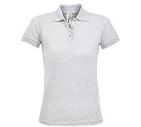 SOL'S Polo Manches Courtes Prime - Femme (2XL) (Gris Clair chiné)