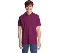 SOLS - Polo "Pacific" double couture homme/femme unisexe PC7631 (L) (Étoile Violet)