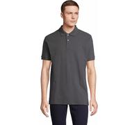 SOLS - Polo "Pacific" double piqûres pour homme/femme unisexe PC7631 (L) (Gris souris)
