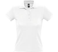 SOLS - Polo manches courtes PEOPLE - Femme (XL) (Blanc) - UTPC319 Blanc, Blanc