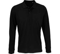 SOLS - Polo "Prime" pour homme/femme Unie Manches Longues PC5205 (3XL) (Noir)
