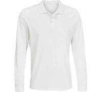 SOLS - Polo "Prime" pour homme/femme unie manches longues PC5205 (XS) (Blanc)