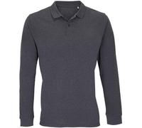 SOLS - Polo unisexe à manches longues pour homme/femme "Planet" PC5884 (4XL) (charbon de bois-marne)
