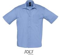 SOL'S Popeline-Shirt Bristol à manches courtes