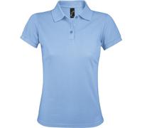 SOLS Prime Polo Femme Pique, Manches Courtes PC494 (2XL) (Bleu Ciel)