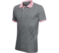 SOLS Prince - Polo à manches courtes - Homme (S) (Gris/Rose orchidée) - UTPC323 Gris/Rose Orchidée, Gris/Rose orchidée G