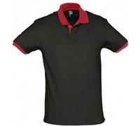 SOLS Prince - Polo à manches courtes - Homme (S) (Noir/Rouge) - UTPC323 Noir/Rouge, Noir/Rouge