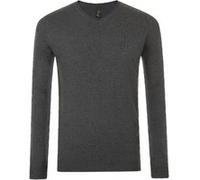 SOLS - Pull col V GLORY - Homme (M) (Gris foncé) - UTPC2829 Gris Foncé