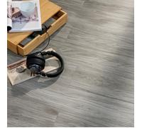 NEU.HOLZ Revêtement de Sol Adhésif Lames Laminées PVC Vinyle Effet Naturel Compatible au Plancher Chauffant 28 Pièces 3,92 m² Stonewashed Oak Chêne Oxydé