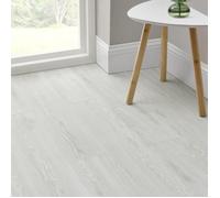 SOLS PVC Revêtement de Sol Adhésif Valona PVC Vinyle 7 Pièces 0,975 m² White Oak Chêne Blanchi