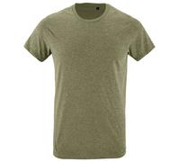 Sol's T-shirt Regent Slim Fit coton uni col rond manches courtes – Jaune/Gris/Bleu/Vert/Rouge