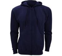 SOLS Seven - Sweatshirt à capuche et fermeture zippée - Homme (L) (Bleu marine) - UTPC340 Bleu Marine, Bleu marine