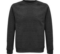 SOLS - "Space" Sweatshirt coton issu de l'agriculture biologique pour homme/femme unie manches raglan PC4314 (XS) (Anthracite chiné)